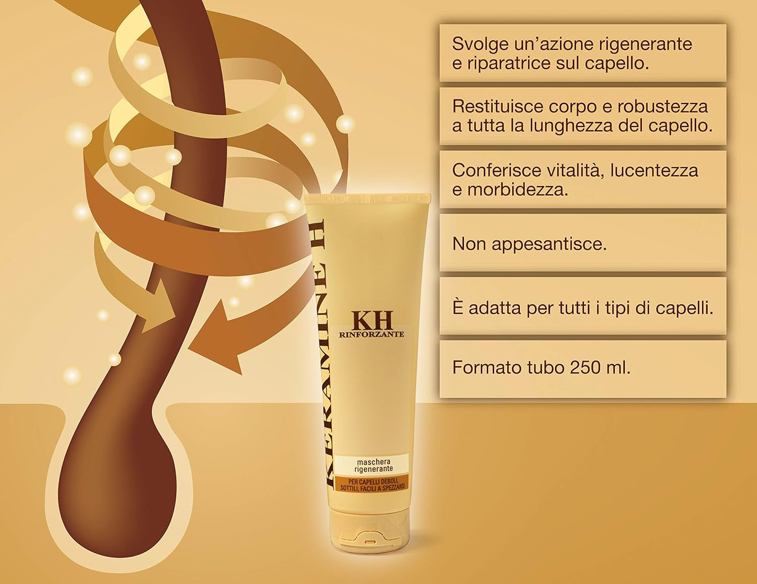 Mascarilla regeneradora - 250 ml, 21 Naty Shop mascarilla capilar