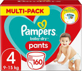 Pampers Baby-Dry Pants Tamaño 5, 160 unidades, 11 kg-17 kg, auslaufsichere 360° apto para día y noche