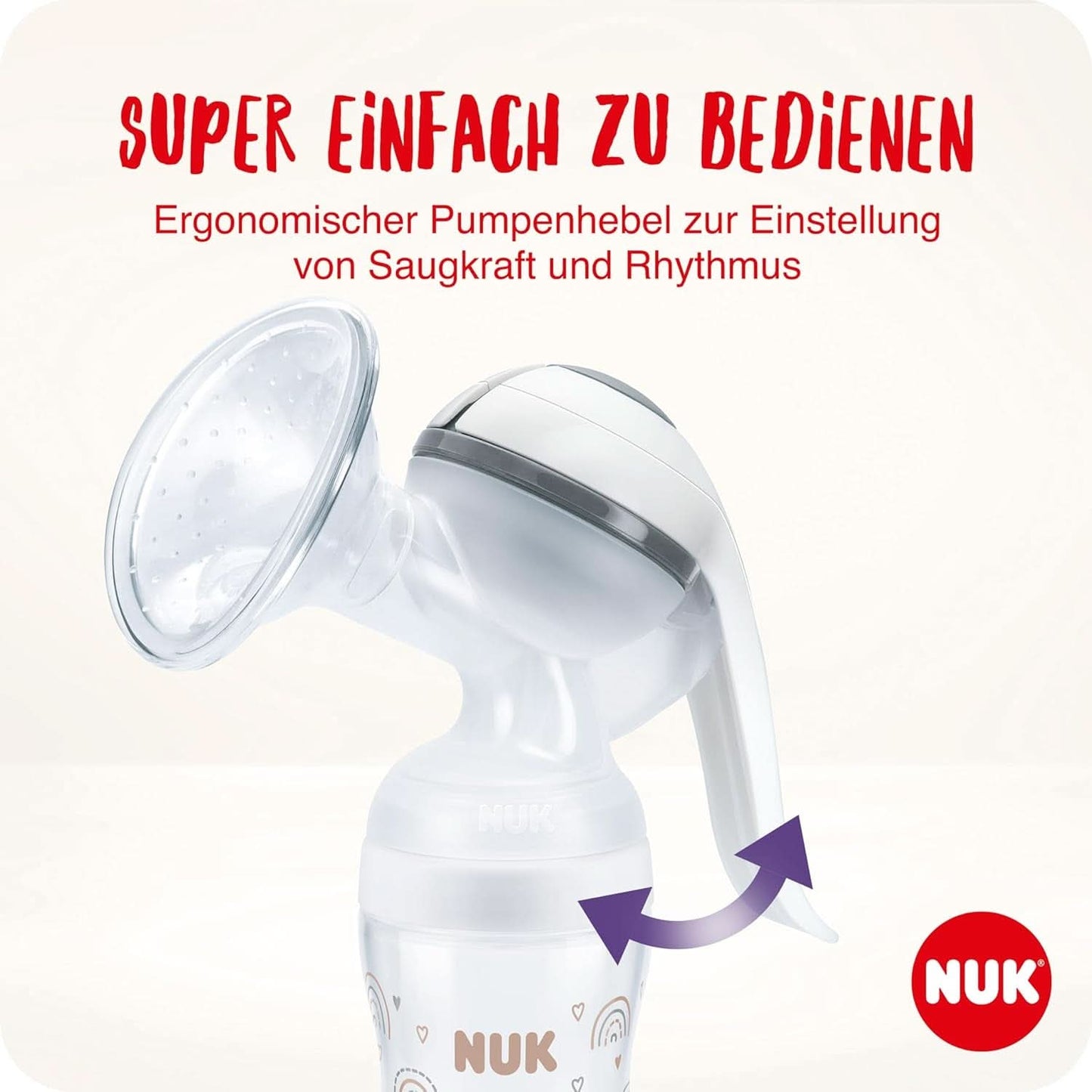 Set Sacaleches Manual NUK, Almohada Suave de Silicona, 2 Biberones Perfectamente Combinables, 150 ml Accesorios Alimentación y Lactancia Bebe Naty Shop