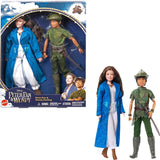 DISNEY Peter Pan y Wendy: figuras articuladas con trajes típicos y accesorios removibles, pantalones de tela suave, para recrear escenas favoritas o juegos creativos, para niños a partir de 3 años, HNY36