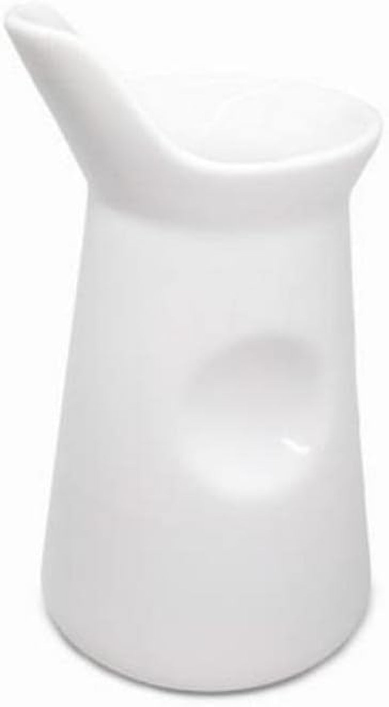 NERTHUS FIH 418 Taza de leche de porcelana 125 ml, Original, Blanco