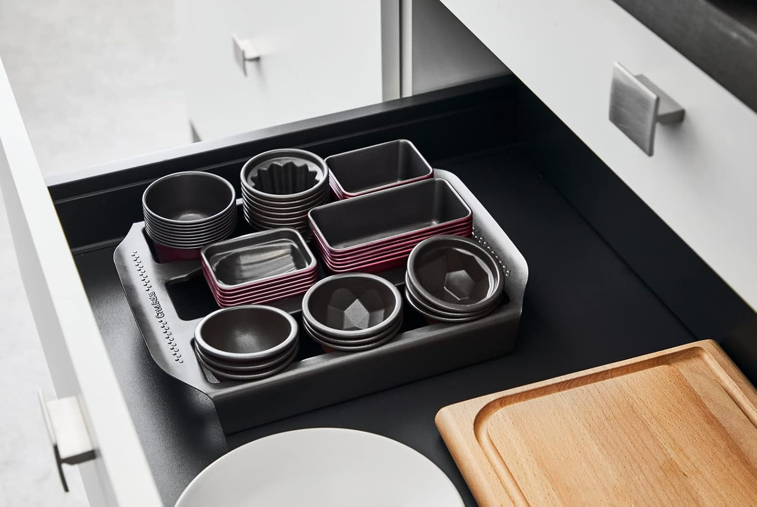 Tefal Creabake J3040104 Kuchenform, 9 Mulden, Antihaftbeschichtung, Austauschbar, Perfektes Backen, Kreative Und Leckere Rezepte, Nicht Compaible Mit Cake Factory, Creabake Moldes y bandejas para hornear Naty Shop