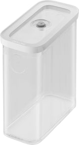 ZWILLING Caja FRESH & SAVE CUBE, Tamaño 2M, Caja de Almacenamiento Modular y Apilable, Almacenamiento Hermético y Vaciable, Apto para Lavavajillas, Cajas de Almacenamiento de Alimentos Transparentes Naty Shop 3M