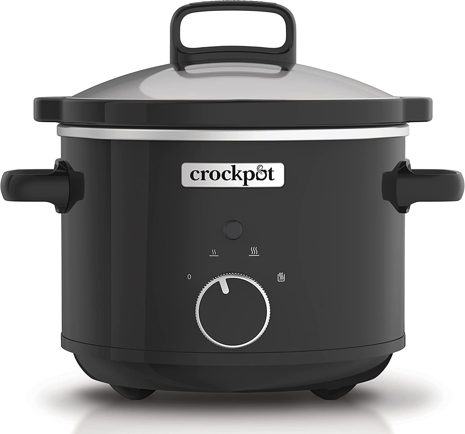 Olla de cocción lenta Crockpot, cuenco de cerámica extraíble, fácil de limpiar, 2,4 litros (1-2 personas) Slow Cooker Naty Shop Default Title