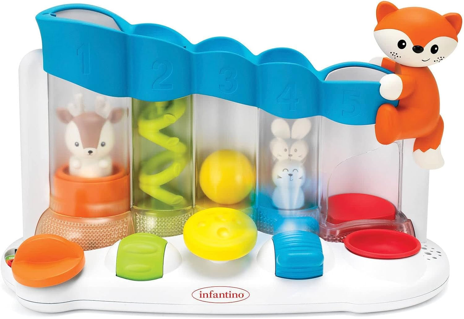 Infantino 216428 Sensorial Ball Drop Piano Senso, Multicolor Juguetes Bebé Naty Shop
