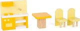 Small Foot 11192 Casa de Muñecas Giratoria de Madera, Palacio, 3 Plantas, Incluye Muebles de Juguete, Multicolor, 37 x 40 x 67 cm