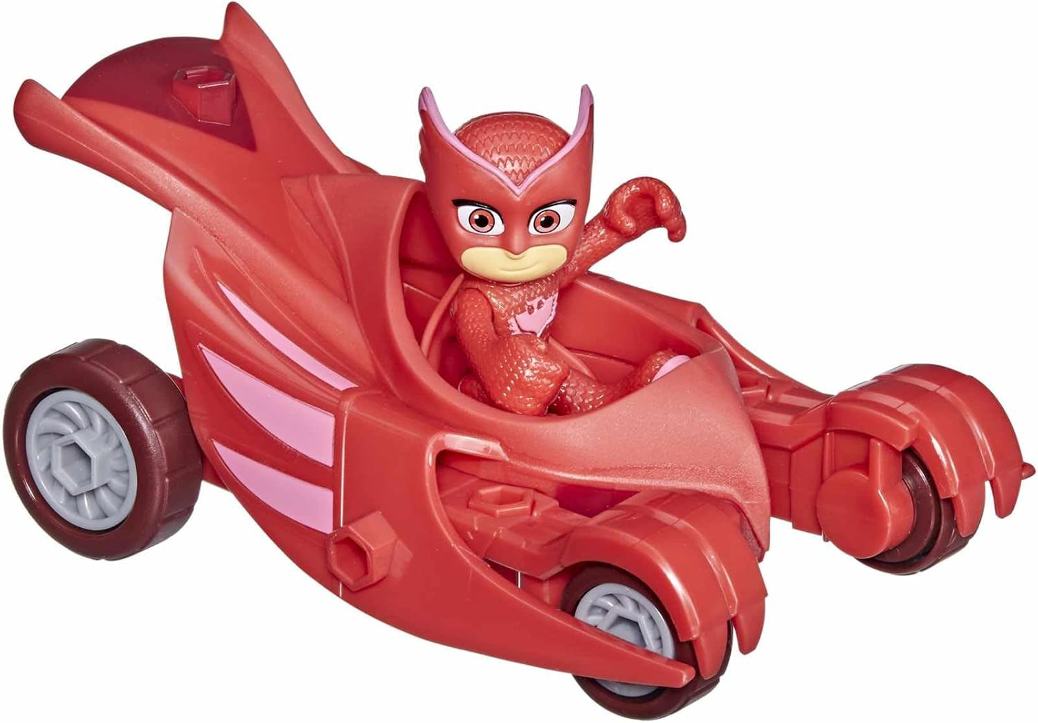 PJ Masks Owl Glider Juguete preescolar Vehículo de Eulette con figura de acción de Eulette Para mayores de 3 años Envase reciclable Figuras de acción Naty Shop Owl Glider