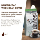 Danesi Decafeinato (Descafeinado), Frijoles, 1 Paquete (1 x 1 kg)