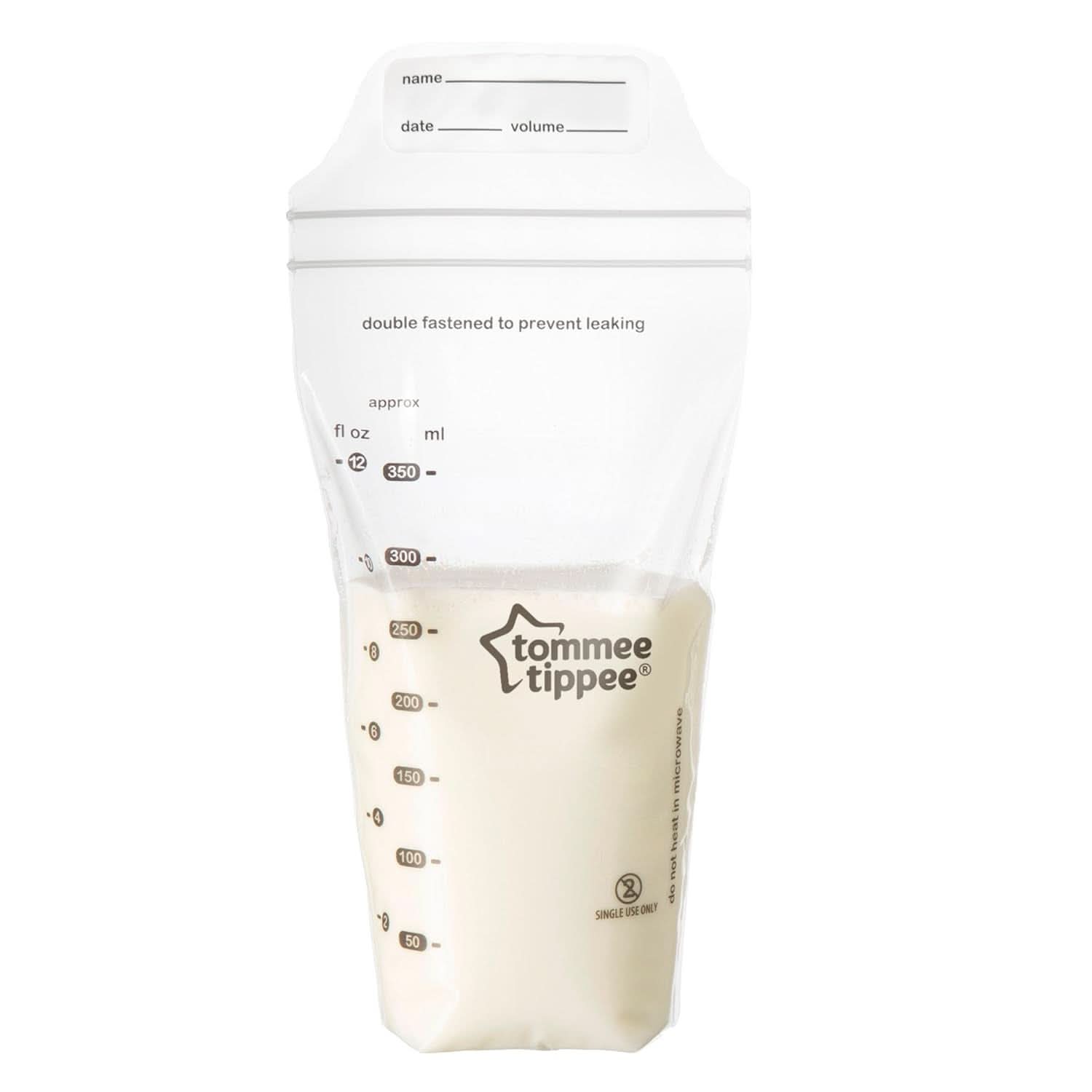 Tommee Tippee Closer to Nature Bolsas para conservar leche materna, preesterilizadas, 350 ml Accesorios Alimentación y Lactancia Bebe Naty Shop