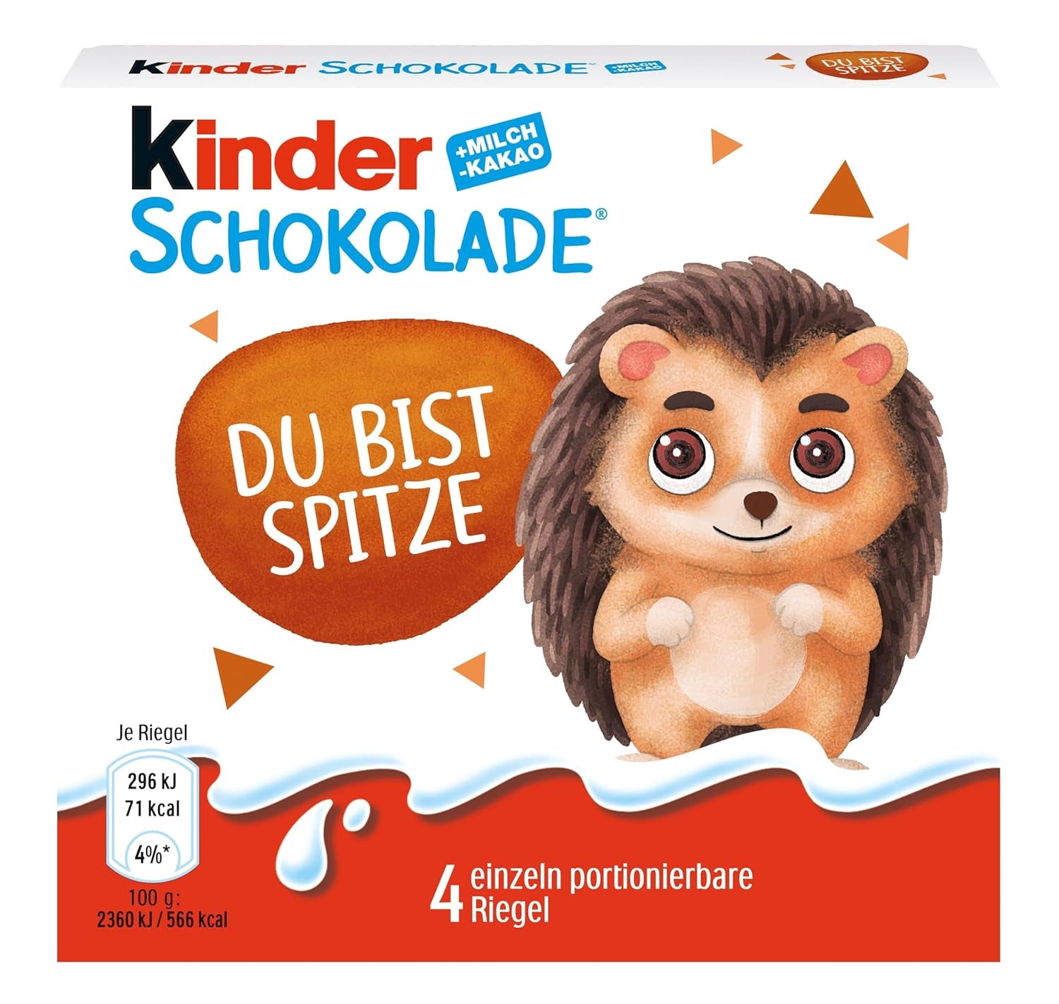 Chocolate Kinder (20 x 50 g) - Regalo de San Valentín para él y ella, dulces de Carnaval y Mardi Gras - Barras de chocolate con leche rellenas - 20 paquetes de 4 barras individuales cada uno