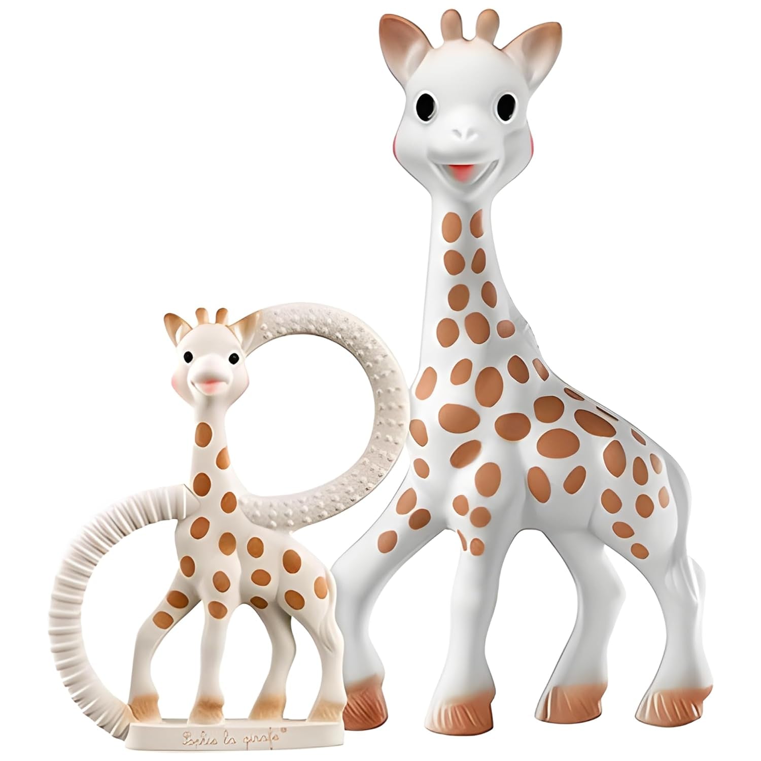 La Jirafa Sophie - Caja Regalo Bebé + Mordedor - Caucho 100% Natural - Set de Actividades para Bebé - Juguete de Aprendizaje Temprano