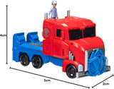 Figura Transformers Earthspark Spin Changer Optimus Prime (20cm) con figura de Robby Malto (5cm) de 6 Figuras de Acción Naty Shop