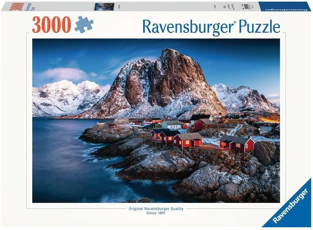 Ravensburger Puzzle 17081 - Hamnoy, Lofoten - Puzzle de 3000 piezas para adultos y niños a partir de 14 años, Puzzle de paisajes de Noruega Puzzle Naty Shop Hamnoy, Lofoten