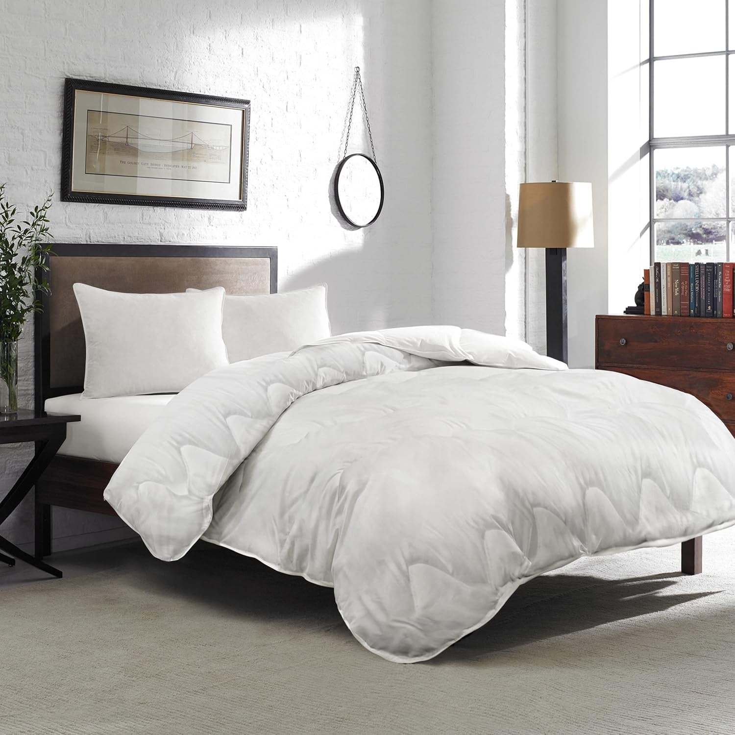 Edredón Premium 200X200Cm 4 estaciones, edredón para todas las estaciones 200X200 - cálido en invierno y fresco en verano, 2 fundas nórdicas combinables 200X200 Edredones y edredones Naty Shop