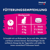Vitakraft Poésie Mousse, comida húmeda para gatos, espuma aireada, con salmón, sin azúcares ni cereales añadidos (12 x 85g)