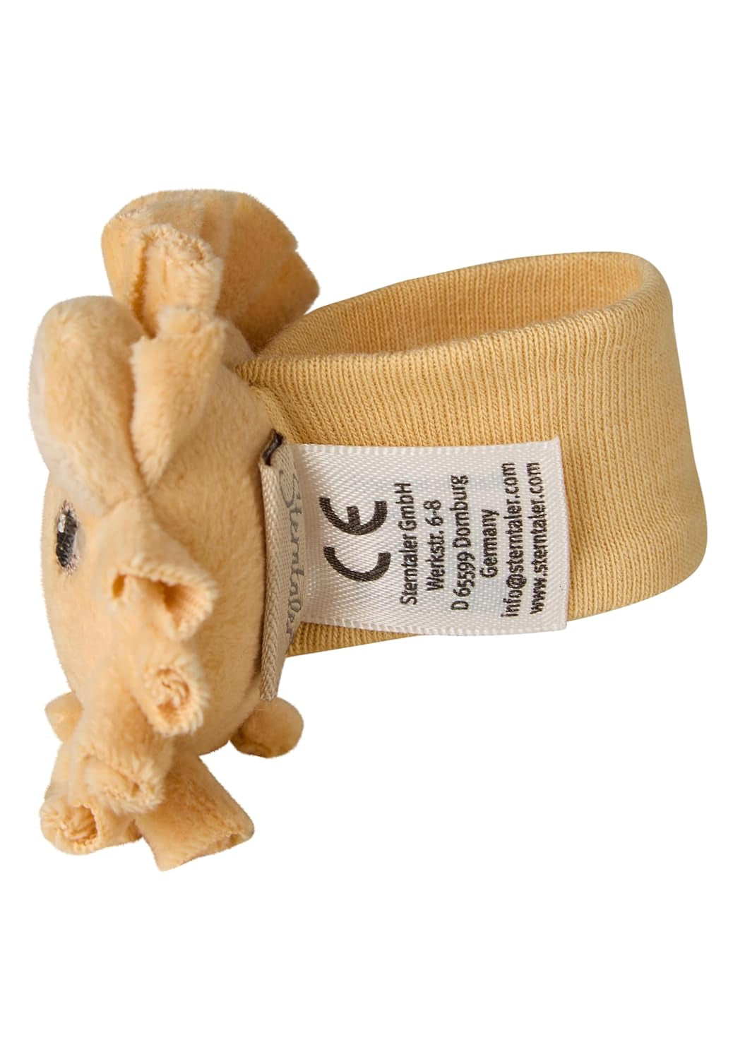 Sterntaler Sonajero León Leo - Peluche para bebé con sonajero y goma elástica - Para que el bebé lo agarre y juegue - Regalo ideal, Ocre Baby Toys Naty Shop