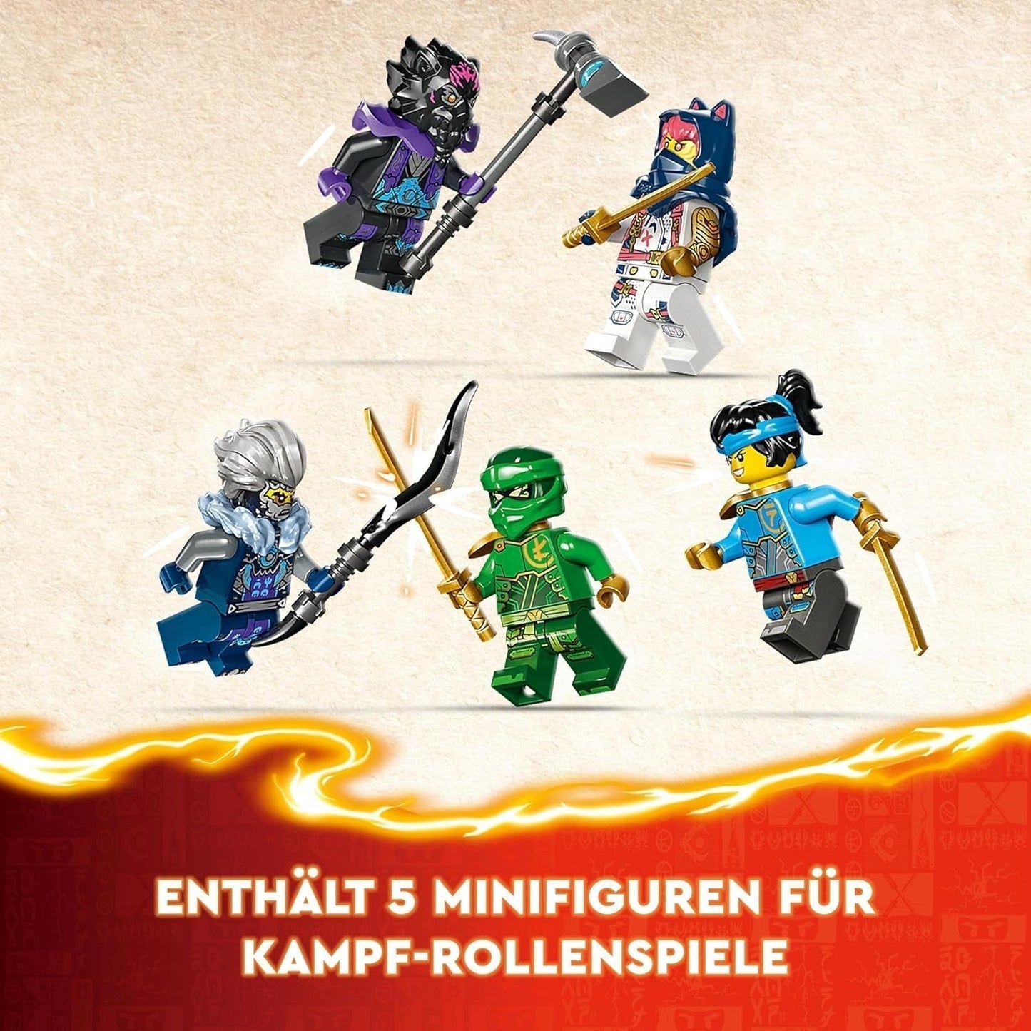 LEGO NINJAGO Egalt Dragon Master, Set Ninja con Dragón de Juguete y 5 figuras incluyendo Lloyd y NYA, Dragon Master, regalo para niños y niñas a partir de 8 años 71809 Juegos de construcción Beuche den LEGO-Store