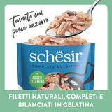 , Atún con pescado azul en gelatina, comida húmeda completa para gatos, en bolsita, con vitaminas adicionales, 100% natural, 6 x 85 g