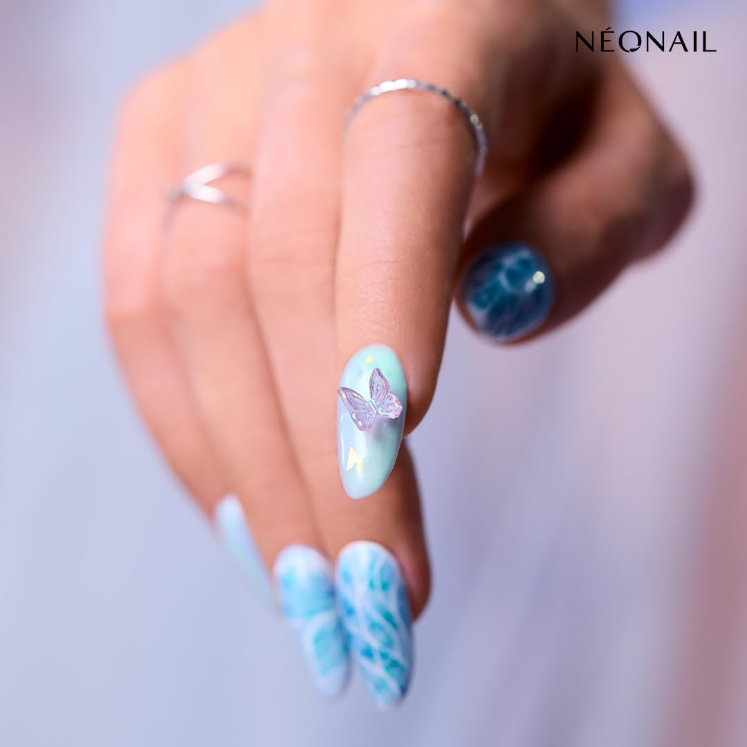 NÉONAIL Nageldekoration 3D Nail Art Schmetterlinge - Nail Charms - Nägel Selber Machen - Uñas - Nageldesign Accesorios - Nailart - Nail Art Zubehör - Nagel Deko - Nagelschmuck - Mehrfarbig