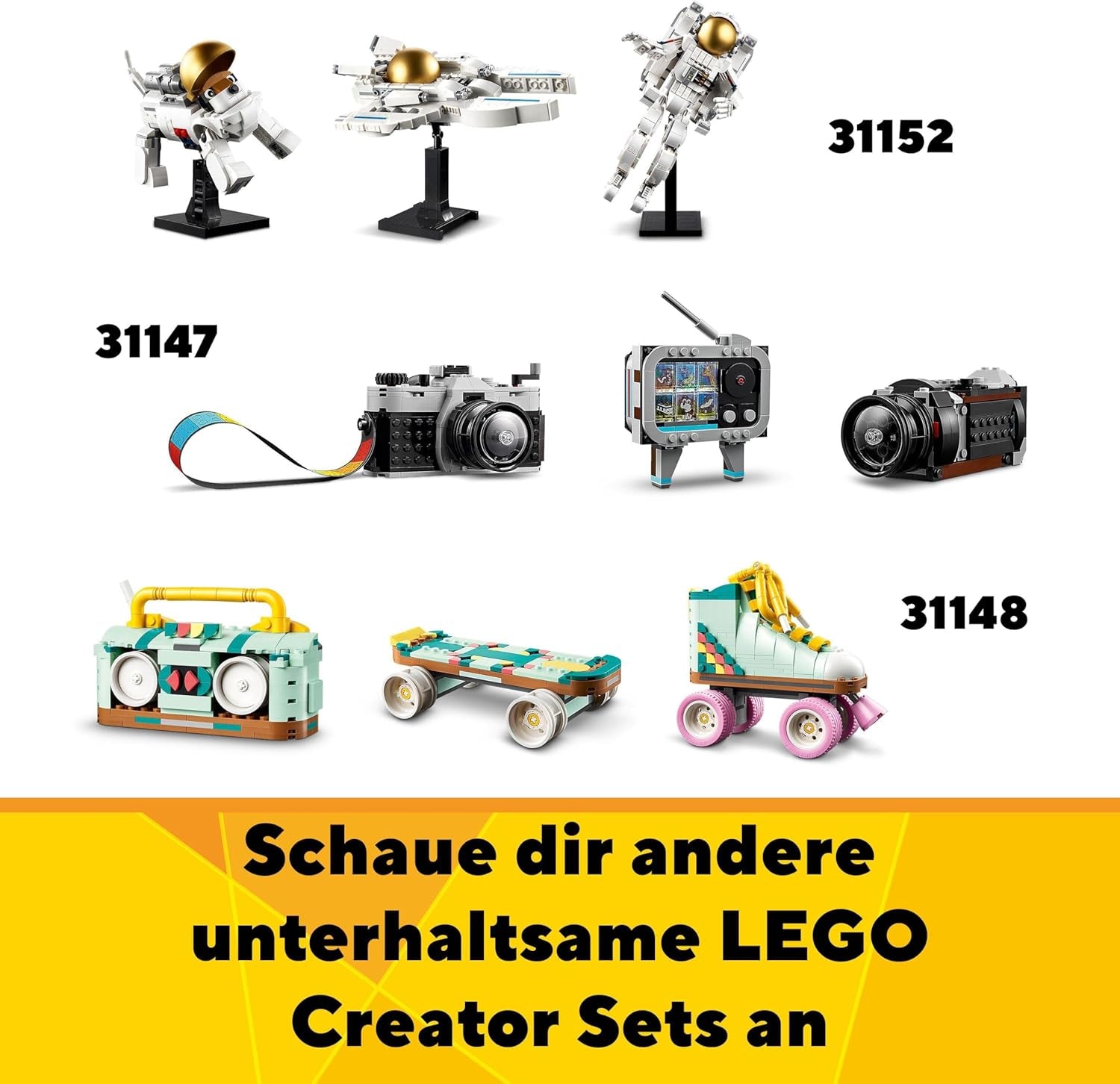 LEGO Creator Set de aspersores de flores 3 en 1, decoración de la habitación de los niños, construye un aspersor con un ramo de flores, botas de goma o 2 pájaros de juguete, regalo creativo para niñas y niños de 8 años 31149 Juegos de construcción Besuche den LEGO-Store