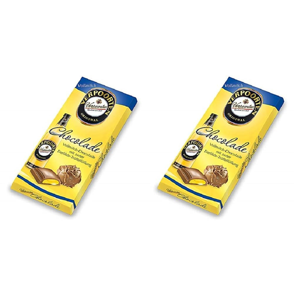 Verpoorten Relleno De Trufa De Huevo De Chocolate 100 G (Paquete De 2)