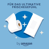 By Amazon Papeles higiénicos suaves, húmedos, inodoros, finos absorbentes y sin perfume, 240 unidades (6 paquetes de 40 unidades) (¡anteriormente marca Presto!)