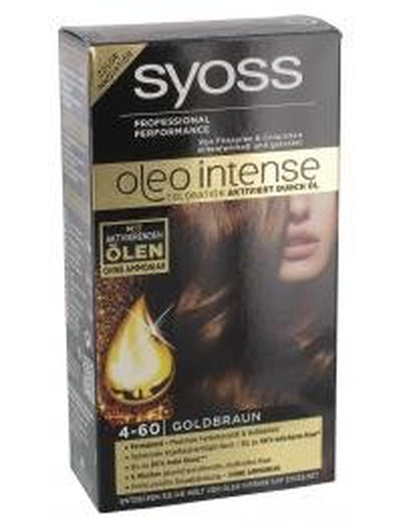 Syoss Oleo Coloración Intensa 5-86 Castaño Dulce 3 Pack (3 x 1 Pieza) Naty Shop Coloración de Cabello Marrón Dorado 1 Pieza (1 Pack)