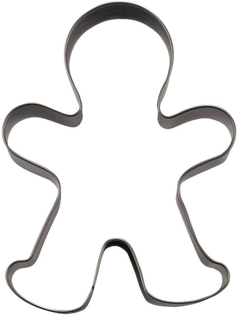 Lata para galletas Städter 041318 Hombre de jengibre acero inoxidable 10 cm