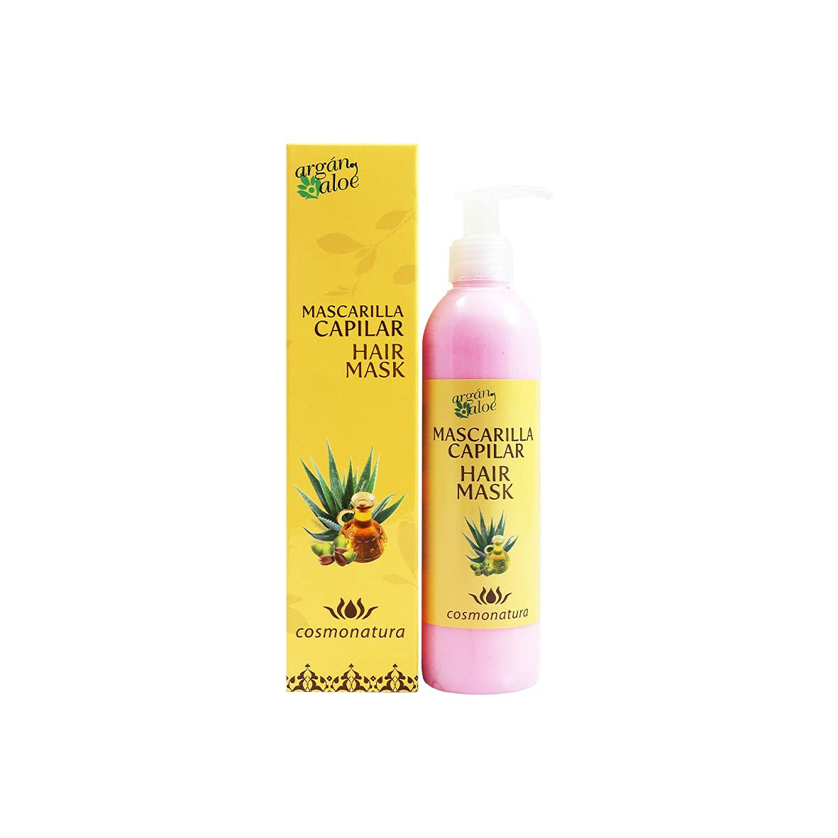 70060 Mascarilla capilar con aloe y argán, 250 ml Mascarilla capilar Naty Shop Título predeterminado