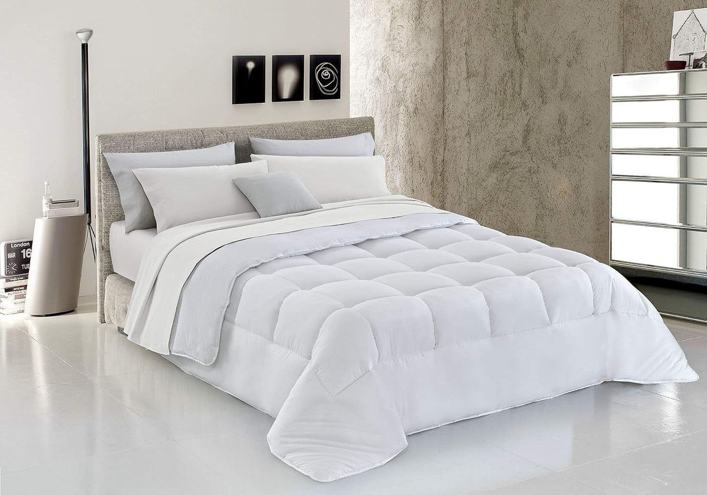 Sogni E Capricci Manta de invierno para animales, 2 plazas, blanco/blanco Edredones y edredones Naty Shop Blanco 2 plazas