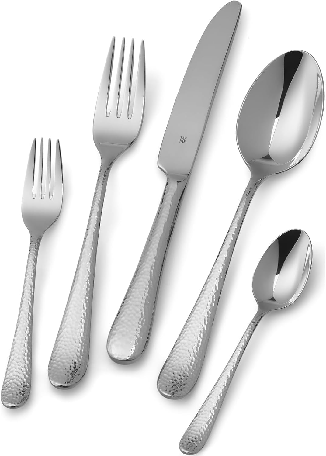 Juego de cubiertos WMF Sitello para 6 personas, Cromargan, juego de cubiertos 30 piezas, cuchillos monobloque Cocina Naty Shop