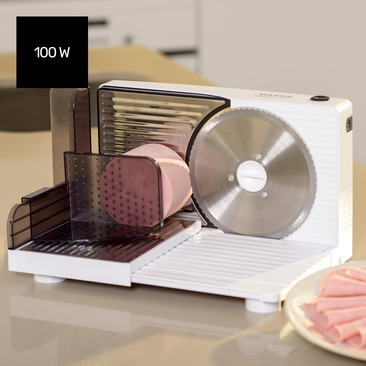 Cutmaster Compact, rebanadora, acero inoxidable, 100 W Trituradoras y Rebanadoras Naty Shop