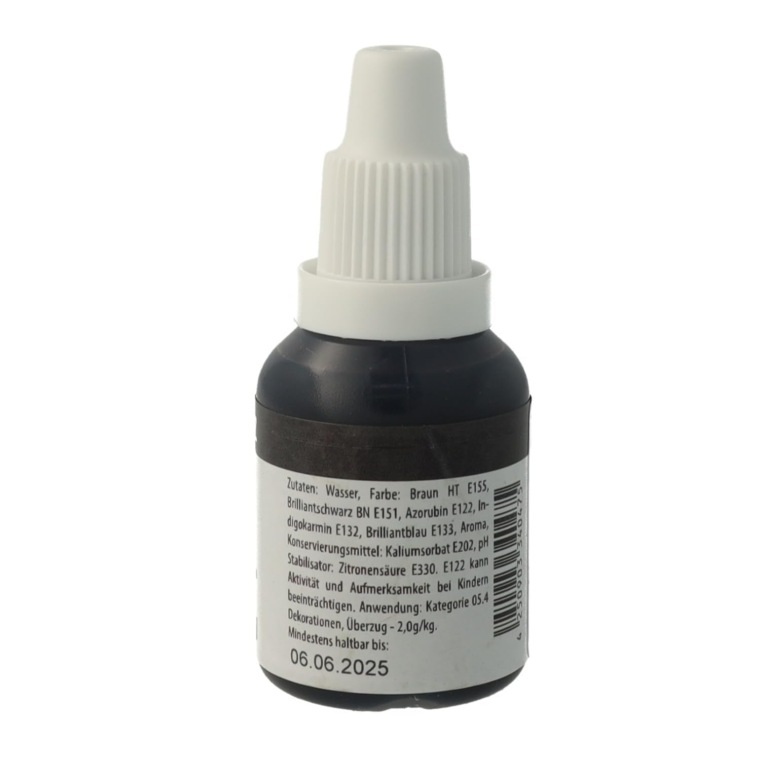 Colorante alimentario Bakeryteam Airbrush Negro 20ml