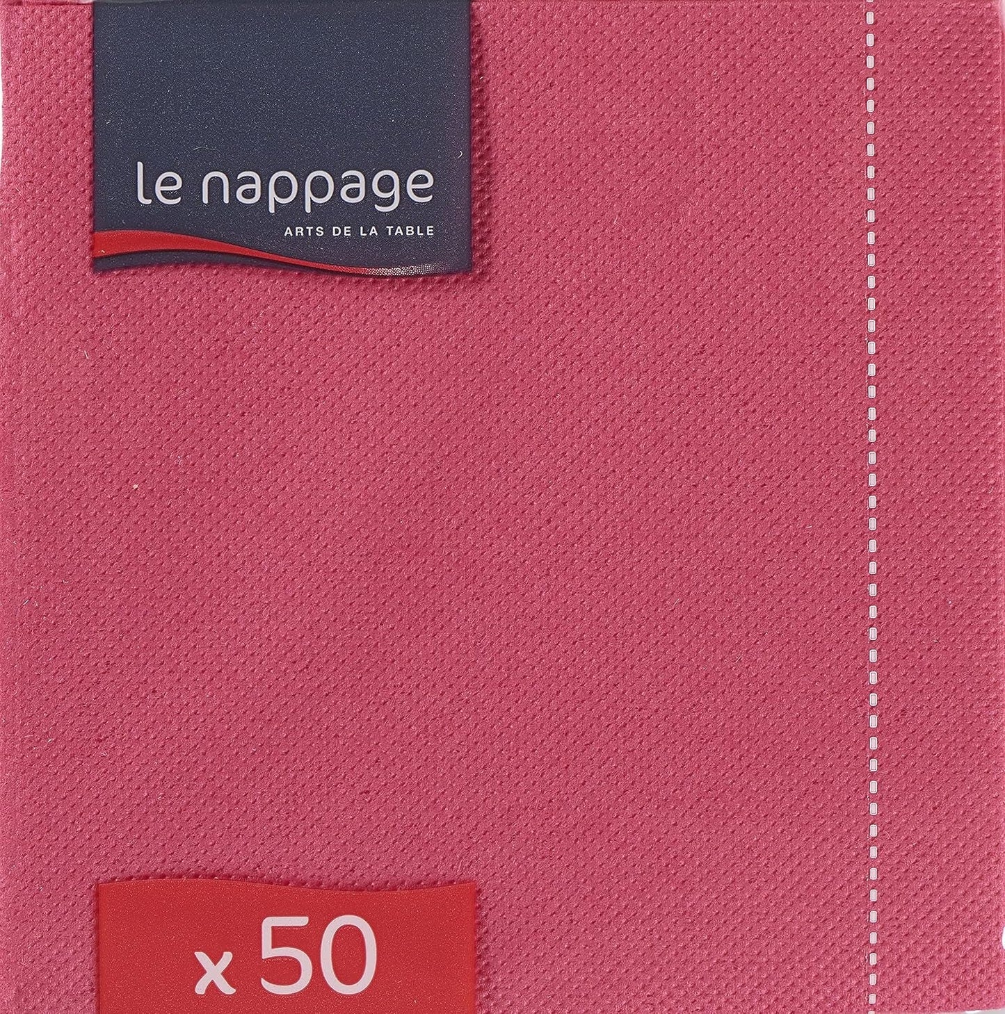- Servilletas de papel Tex Touch - Color rosa - Servilletas certificadas Fsc® - Reciclable y biodegradable - Paquete de 50 servilletas rosa tamaño 24 X 24 Cm