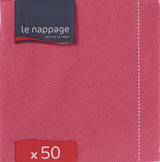 - Servilletas de papel Tex Touch - Color rosa - Servilletas certificadas Fsc® - Reciclable y biodegradable - Paquete de 50 servilletas rosa tamaño 24 X 24 Cm