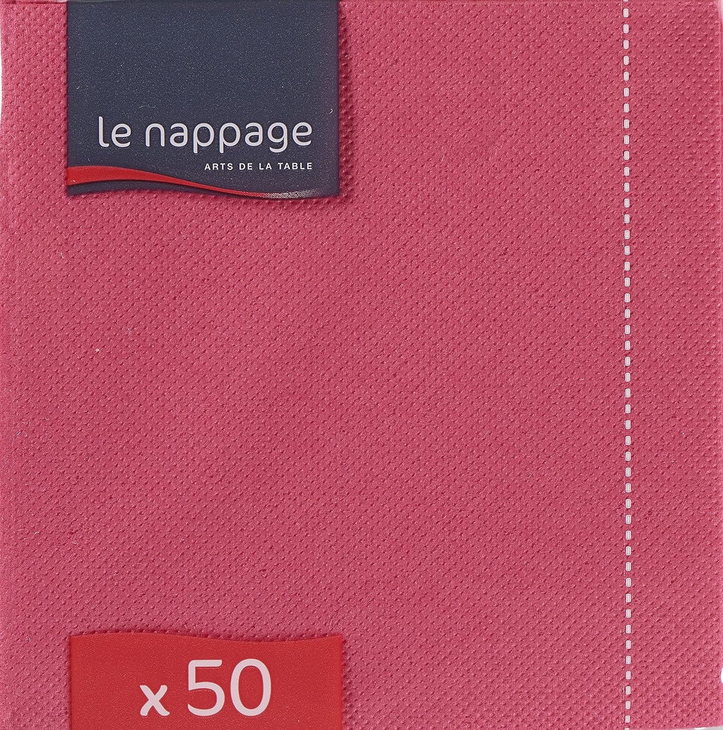- Servilletas de papel Tex Touch - Color rosa - Servilletas certificadas Fsc® - Reciclable y biodegradable - Paquete de 50 servilletas rosa tamaño 24 X 24 Cm