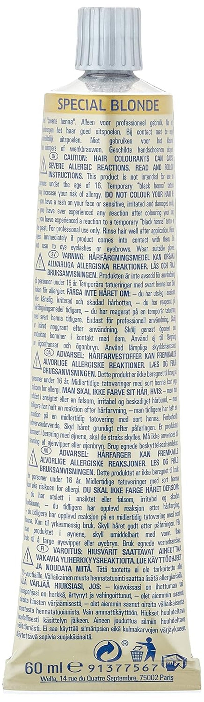 Wella Koleston Perf. Me+ Rubio Especial 12/89 60ml Tinte para el cabello Naty Shop