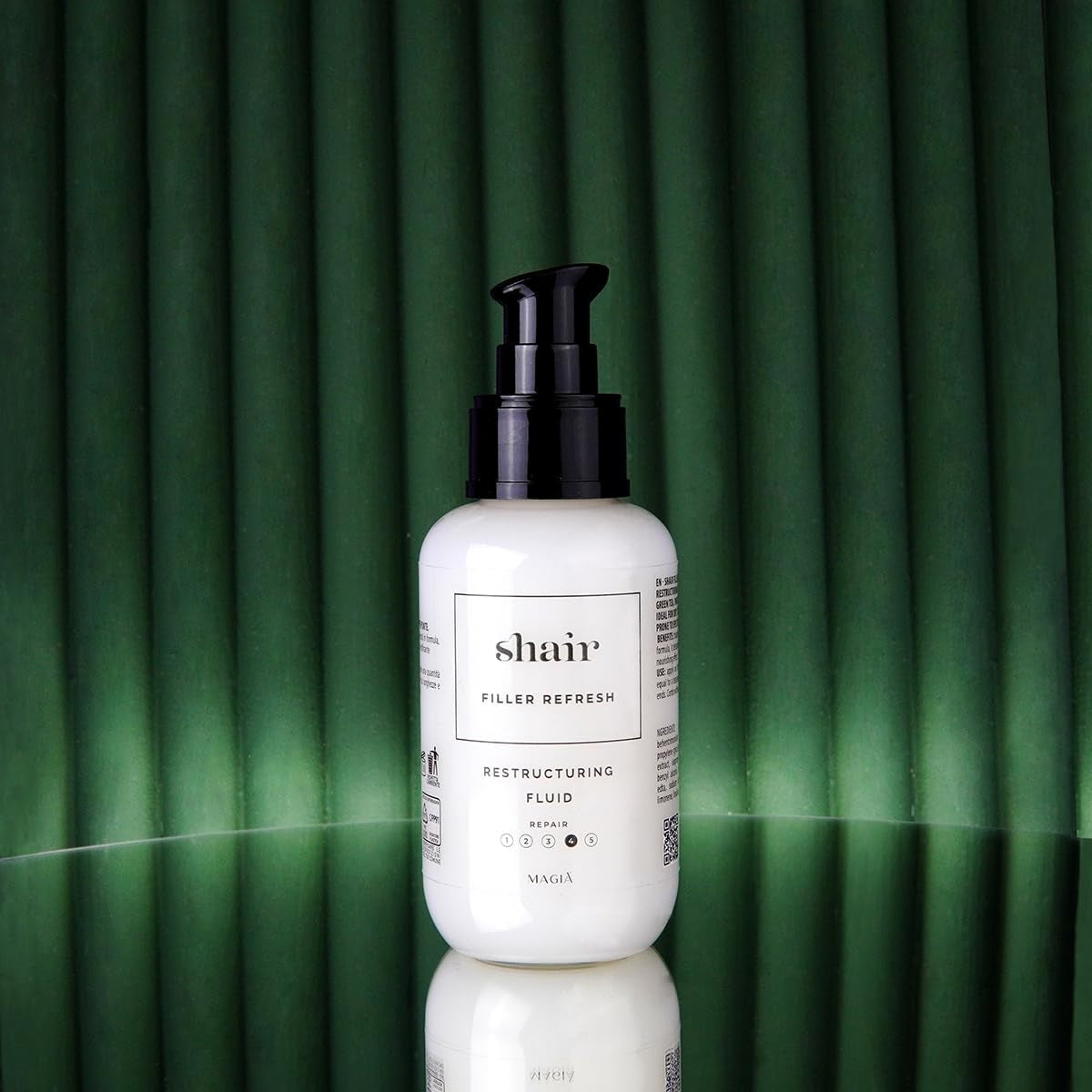 Shair Filler Refresh: fluido reestructurante, revitalizante, tonificante, sedoso, desenredante, para cabellos apagados, secos, tratados, puntas abiertas Productos Desenredantes Naty Shop