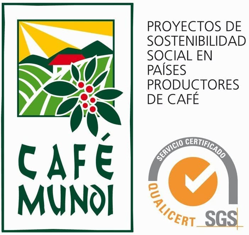 Café descafeinado en grano 1 kg natural 100% - Espresso Sabor intenso procedente de Colombia y Brasil.