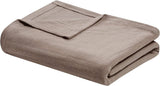 Madison Park Freshspun Wicker Twin Manta de algodón gris Camas y edredones Madison Park Khaki Twin