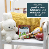 HEJ LØNNE juego de 2 cascabeles de madera - Maracas infantiles - instrumento musical de madera para favorecer la motricidad, la coordinación y el comportamiento social - cascabel de madera para niños - juguete infantil Juguetes Bebe Naty Shop