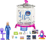 Barbie GXF27 - Aventura espacial en la estación espacial, muñeca espacial, cachorro, estación de trabajo, escenas espaciales, 20 accesorios, juguete de regalo para niños de 3 años en adelante