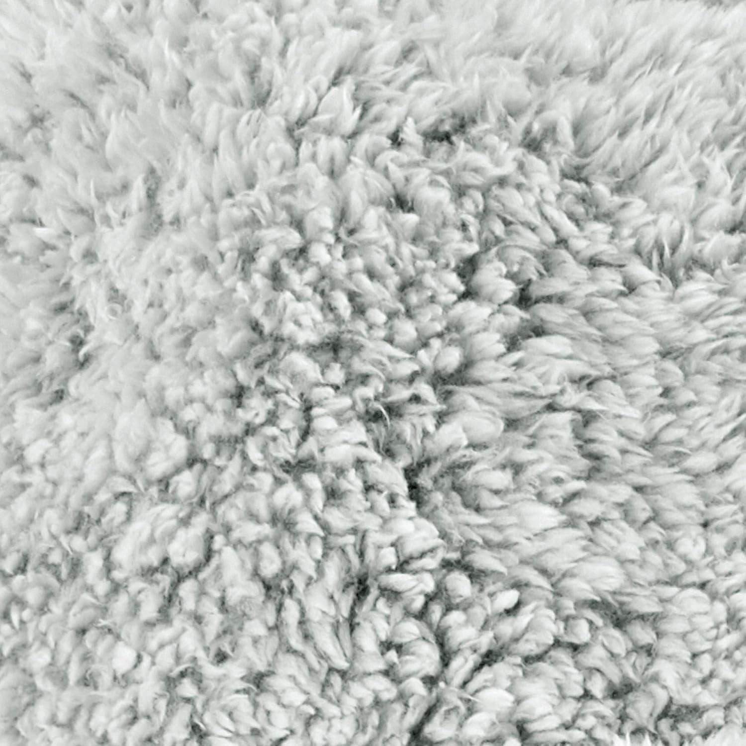 Aqua-Textil Manta de peluche mullida 150 x 200 cm Gris blanco Melange Felpa Manta para la televisión Colcha Sherpa Fleece Oeko-Tex Ottawa Camas y mantas Besuche den aqua-textil-Store