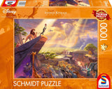 Schmidt Spiele 59673 Thomas Kinkade, Disney, El Rey León, rompecabezas de 1000 piezas Puzzle Naty Shop Single