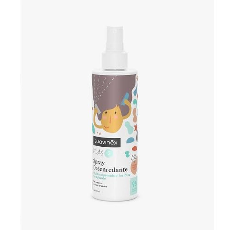 Suavinex Spray Desenredante para Niñas y Niños Sin Aclarado Peinar y Tirar Desenredante Batido de Frutas Sin Alérgenos 96% Ingredientes Origen Natural 3 a 10 Años 250ml Productos Desenredantes Naty Shop Título predeterminado