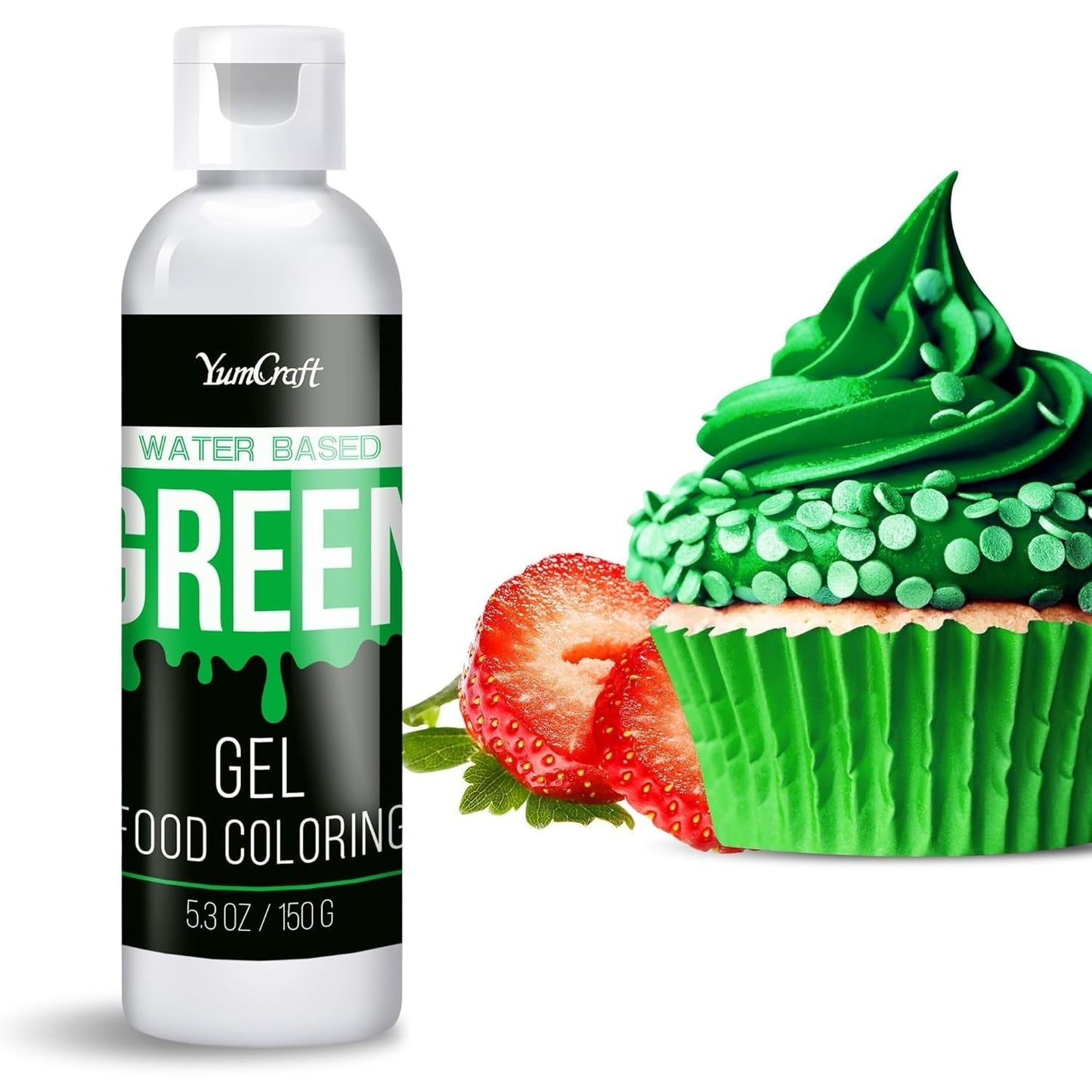 Color alimentario en gel – Color alimentario en gel altamente concentrado para pasteles, hornear, huevos de Pascua, bebidas – Color alimentario sin azúcar para fondant, glaseado, limo, decoración de pasteles (terciopelo rojo, 150 g)