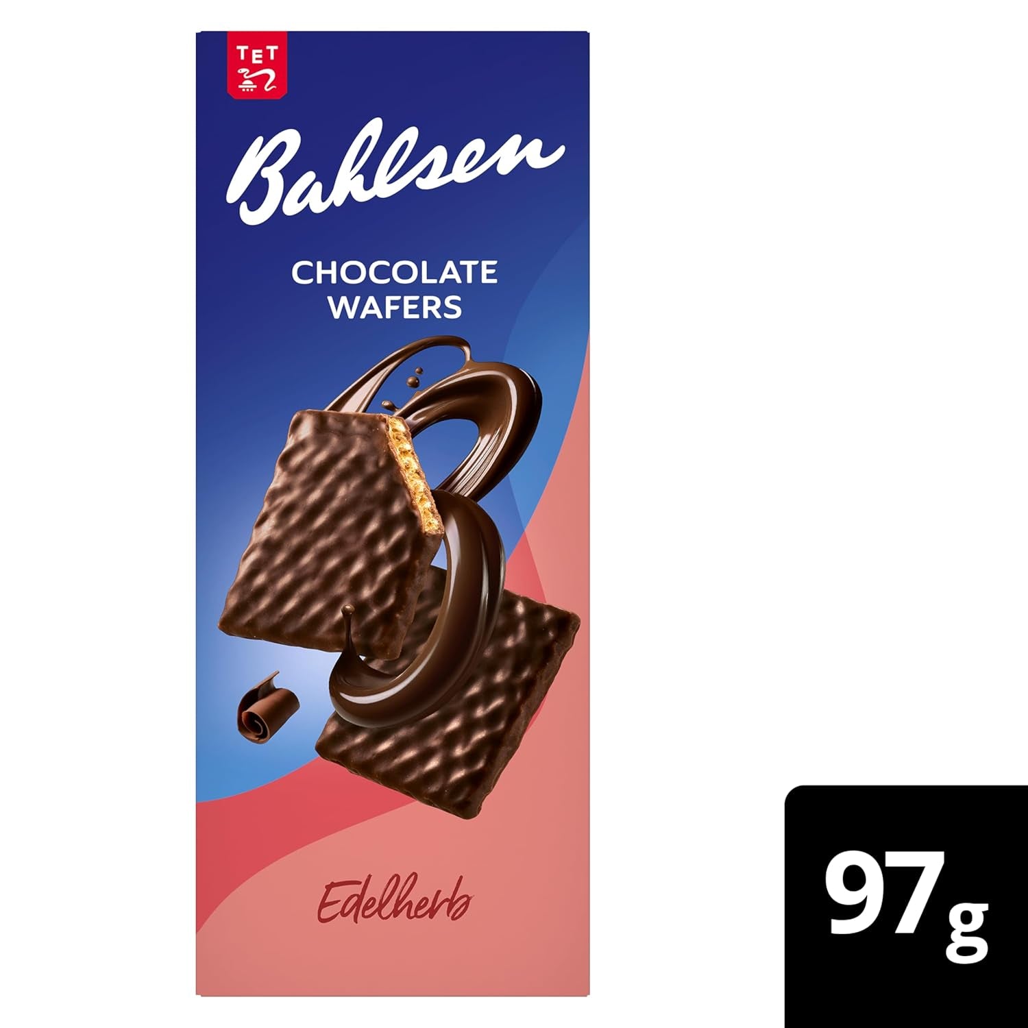 BAHLSEN Obleas de chocolate Edelherb - Oblea de chocolate Edelherb (1 x 97 g)