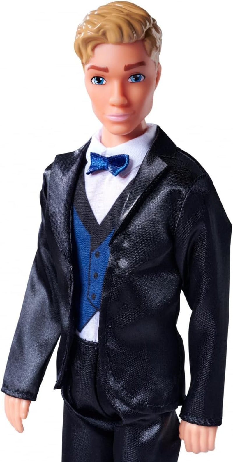 Simba 105733629 - Steffi Love Kevin Encantadora muñeca de 30 cm con traje elegante, pajarita y chaleco, a partir de 3 años