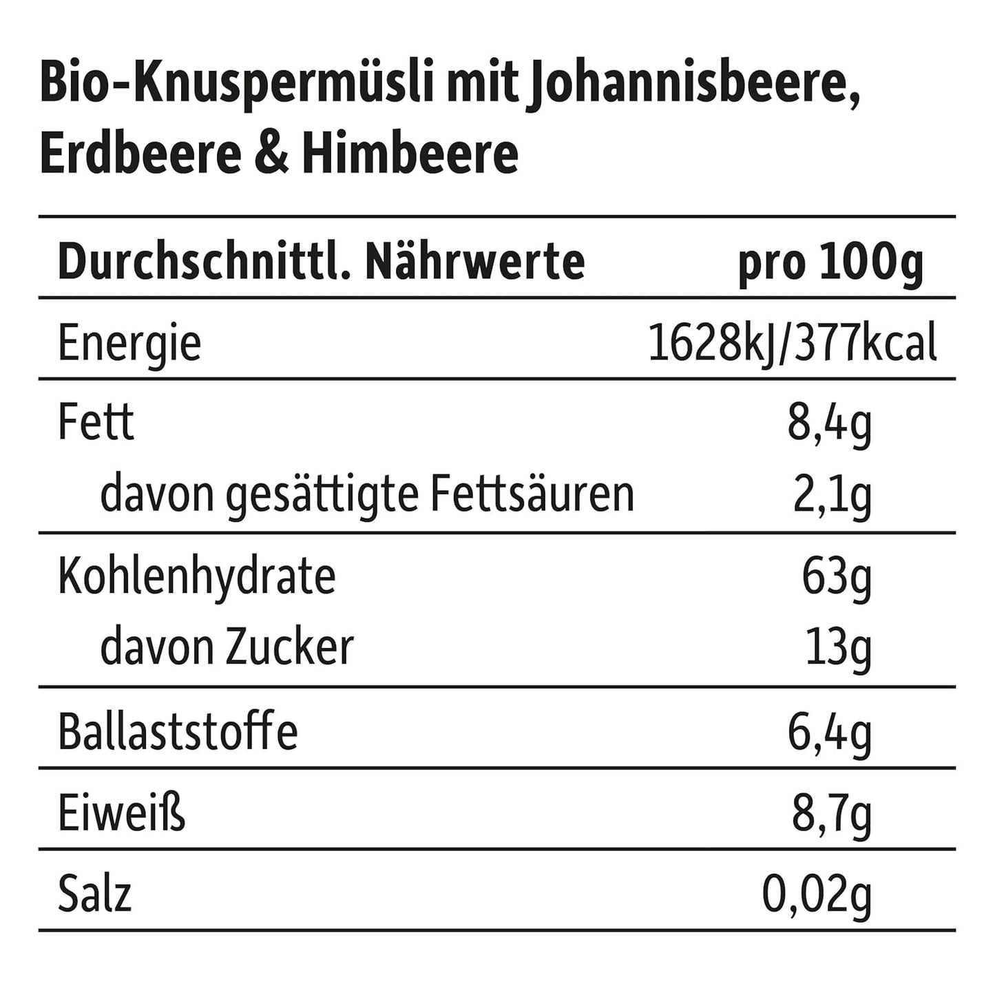 FRECHE FREUNDE Muesli de desayuno orgánico Edda's Berry Crunchy Muesli Mix para escolares con fresas liofilizadas Vegano, paquete de 6 (6 x 280 g)