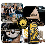 Doppio Crema y Sabor 1KG | Granos de café 80% Arábica y 20% Robusta | con notas de cacao, nueces y caramelo | Tostado fresco y medio, baja acidez | para café expreso | Café Orca Azul